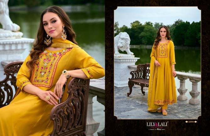 Bibbojaan Vol 2 By Lily And Lali Anarkali Kurti With Bottom Dupatta Wholesale Online
